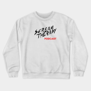 Scream Therapy podcast about the link between punk rock and mental health Crewneck Sweatshirt